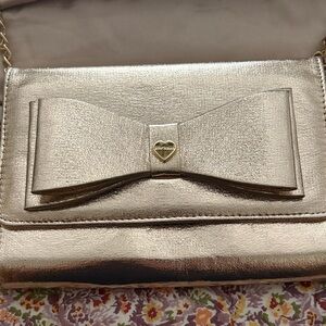 Betsy Johnston Gold Bag